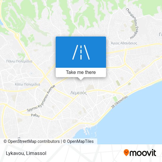 Lykavou map