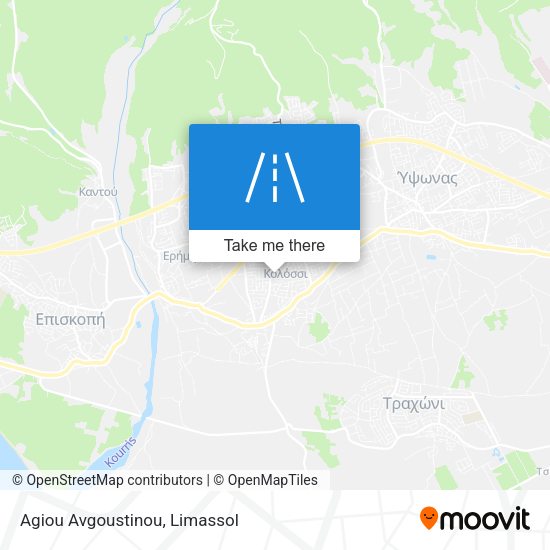 Agiou Avgoustinou map