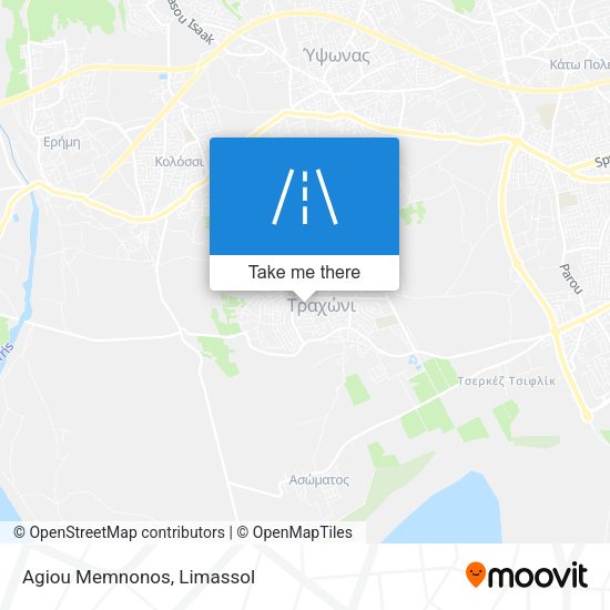Agiou Memnonos map