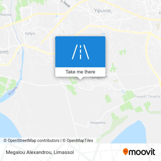 Megalou Alexandrou map