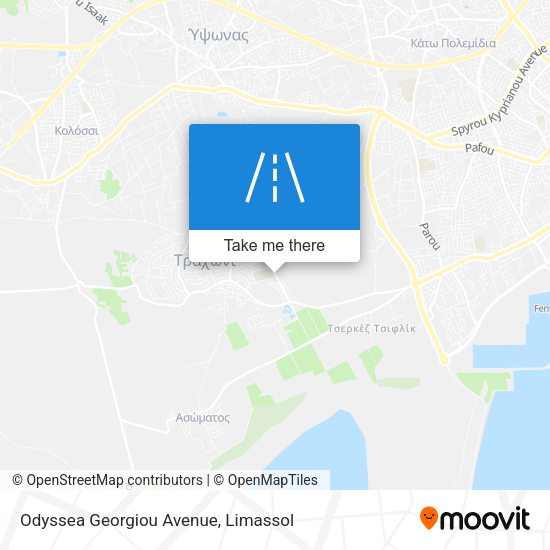 Odyssea Georgiou Avenue map