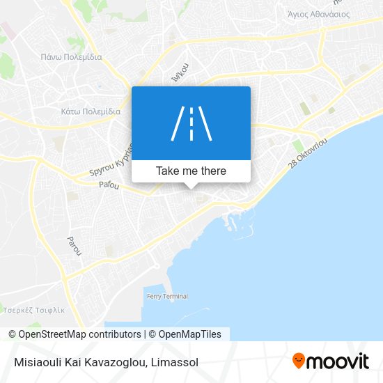 Misiaouli Kai Kavazoglou map