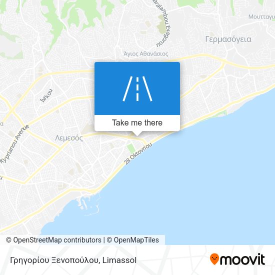 Γρηγορίου Ξενοπούλου map