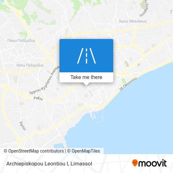 Archiepiskopou Leontiou I map