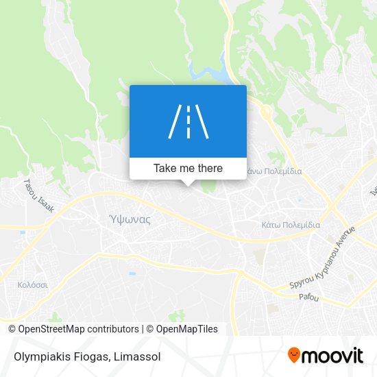 Olympiakis Fiogas map