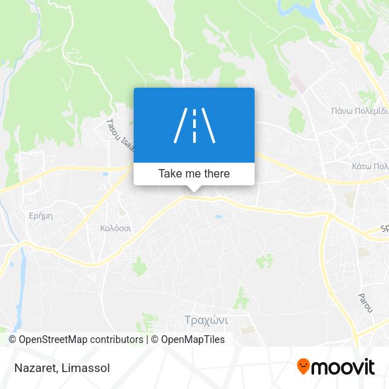 Nazaret map