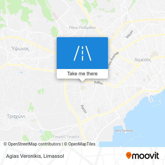 Agias Veronikis map