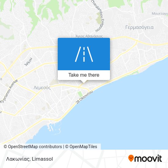 Λακωνίας map