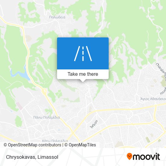 Chrysokavas map