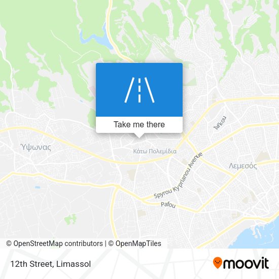 12th Street map