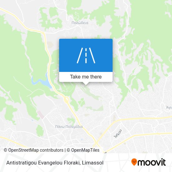 Antistratigou Evangelou Floraki map
