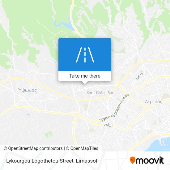 Lykourgou Logothetou Street map