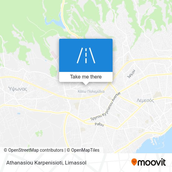 Athanasiou Karpenisioti map