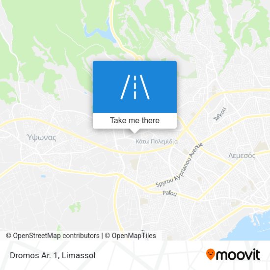Dromos Ar. 1 map