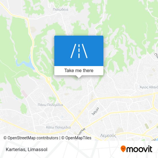 Karterias map