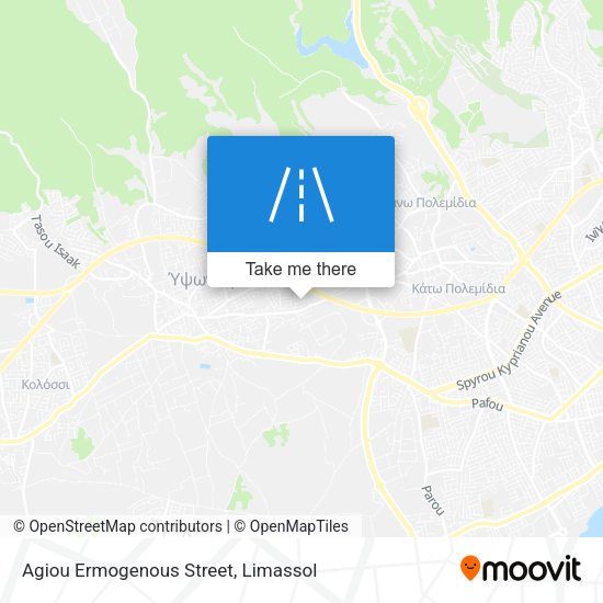 Agiou Ermogenous Street map