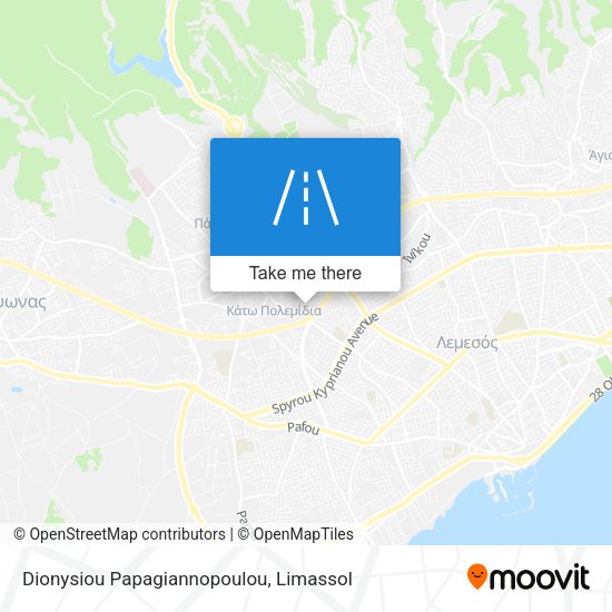 Dionysiou Papagiannopoulou map