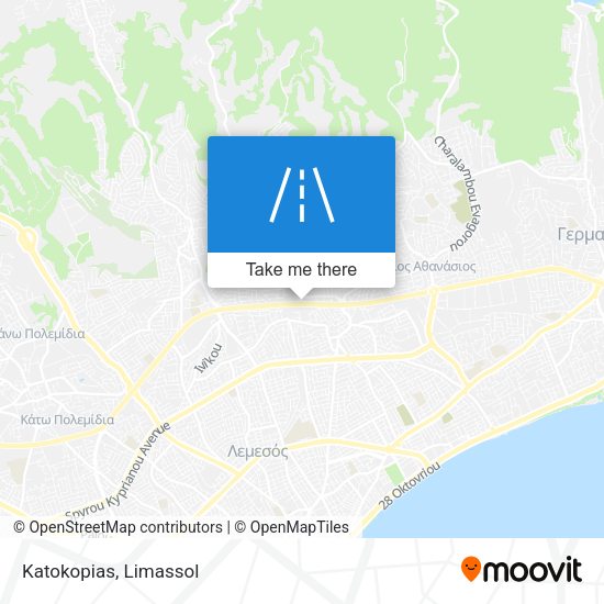Katokopias map