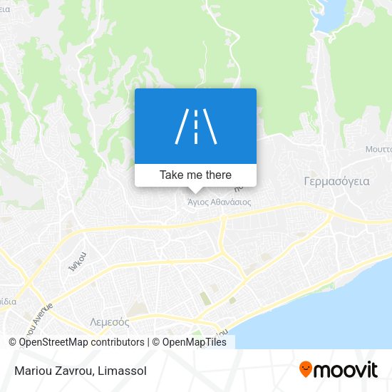 Mariou Zavrou map