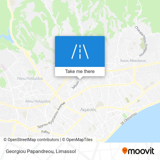 Georgiou Papandreou map