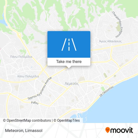 Meteoron map