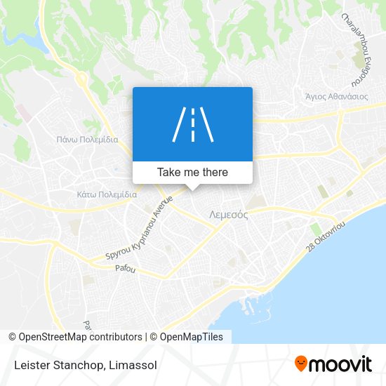 Leister Stanchop map