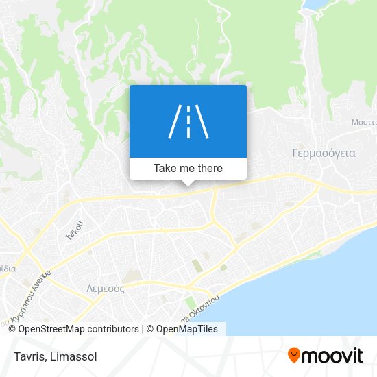 Tavris map