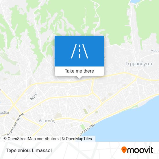 Tepeleniou map