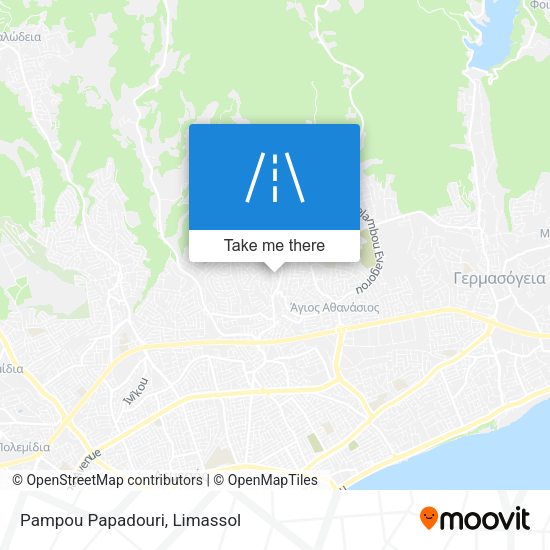 Pampou Papadouri map