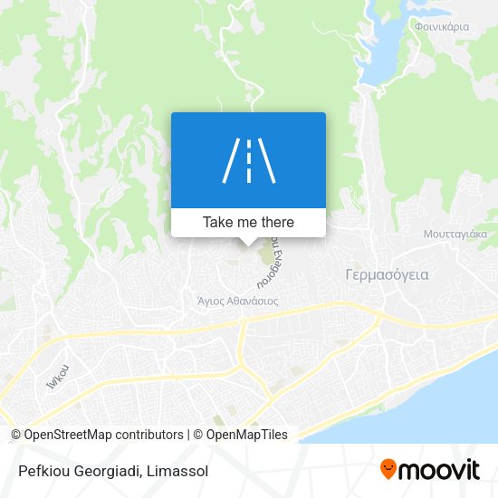 Pefkiou Georgiadi map