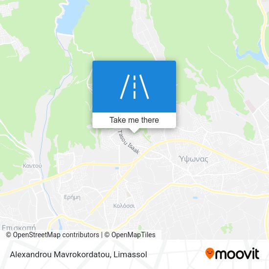 Alexandrou Mavrokordatou map