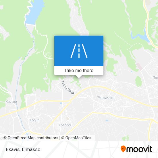 Ekavis map