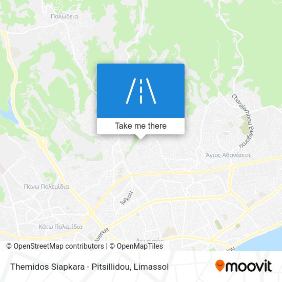 Themidos Siapkara - Pitsillidou map