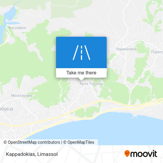 Kappadokias map