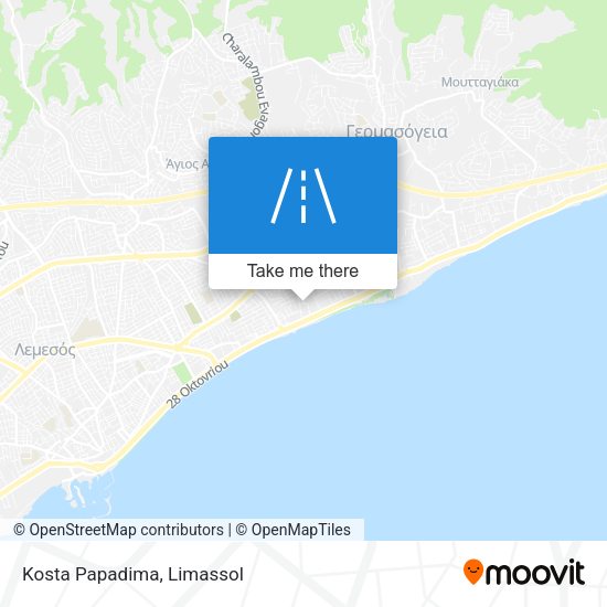 Kosta Papadima map