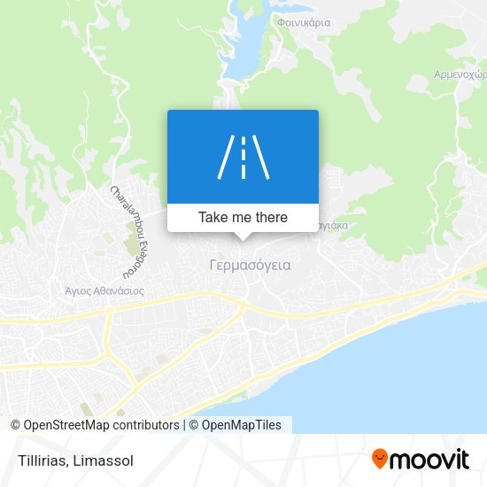 Tillirias map