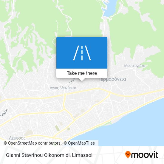 Gianni Stavrinou Oikonomidi map