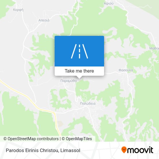 Parodos Eirinis Christou map