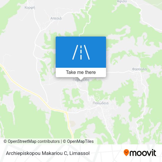 Archiepiskopou Makariou C map