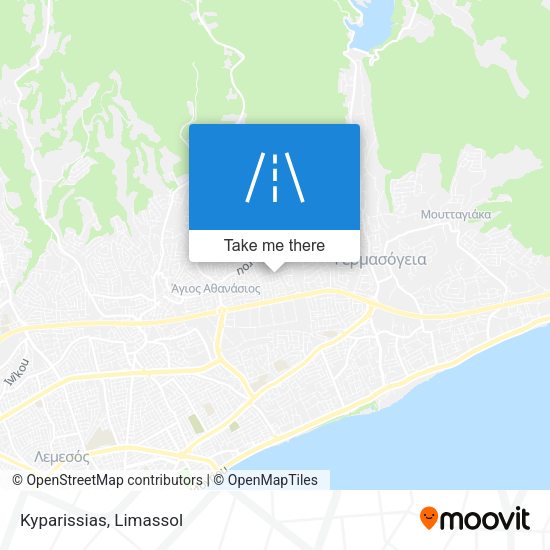 Kyparissias map