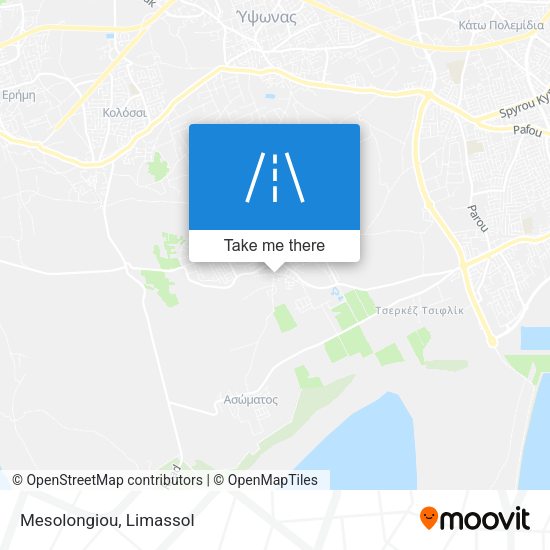 Mesolongiou map