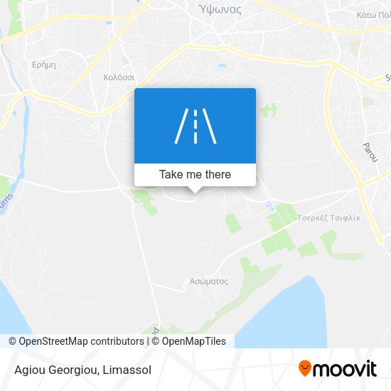 Agiou Georgiou map