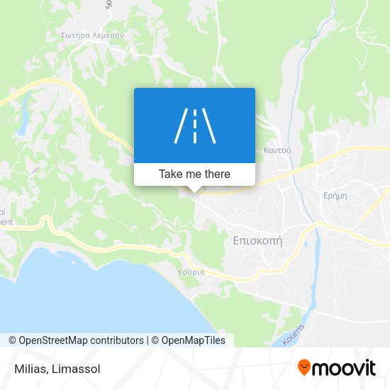 Milias map