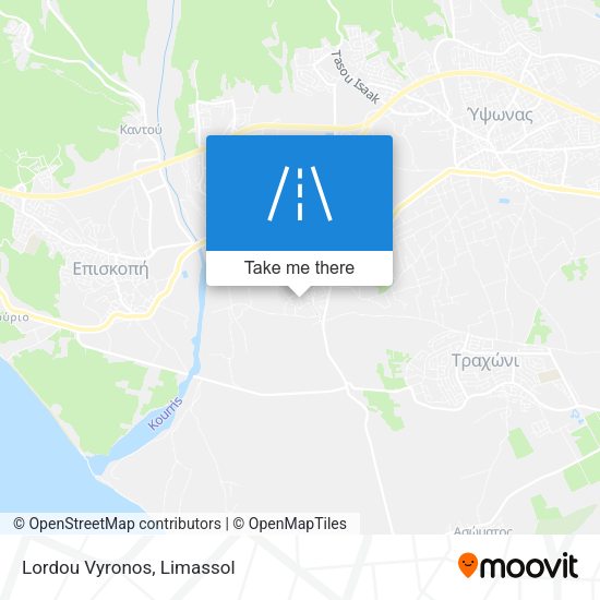 Lordou Vyronos map