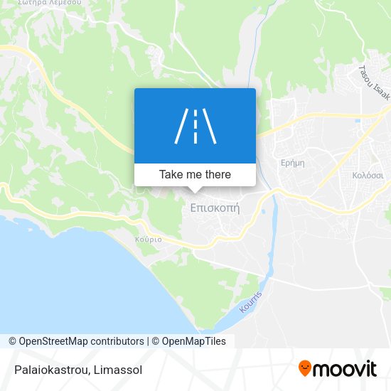 Palaiokastrou map