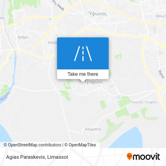 Agias Paraskevis map