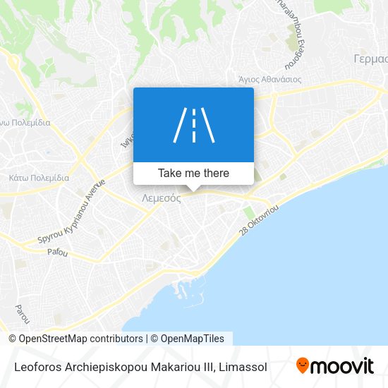 Leoforos Archiepiskopou Makariou III map