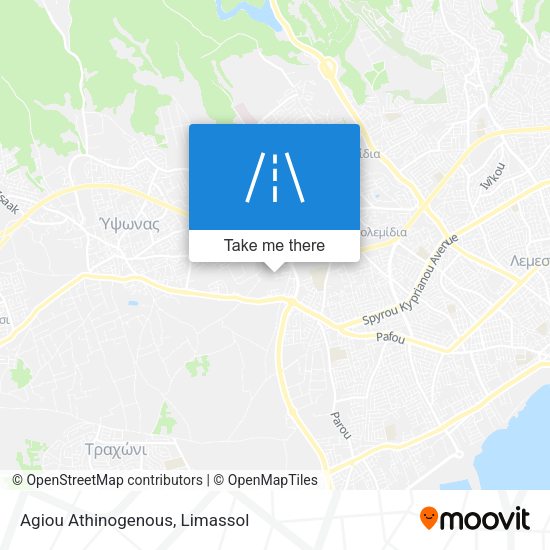 Agiou Athinogenous map