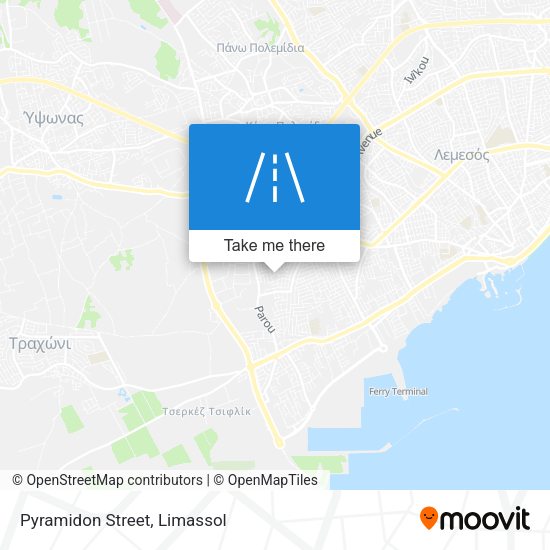 Pyramidon Street map