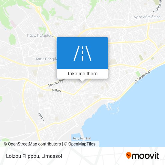 Loizou Flippou map